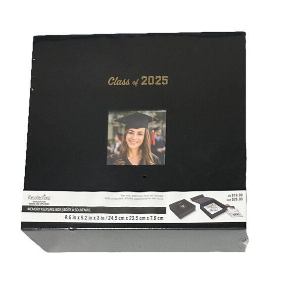 Class of 2025 Memory Keepsake Box (9.6in x 9.2in) - Picture 1 of 4